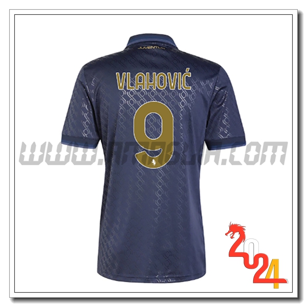 Terzo Maglia Calcio Juventus VLAHOVIC #9 2024 2025
