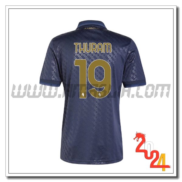 Terzo Maglia Calcio Juventus THURAM #19 2024 2025