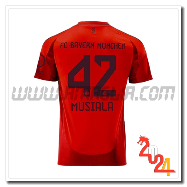 Prima Maglia Calcio Bayern Monaco MUSIALA #42 2024 2025