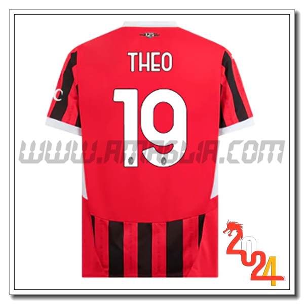 Prima Maglia Calcio AC Milan THEO #19 2024 2025