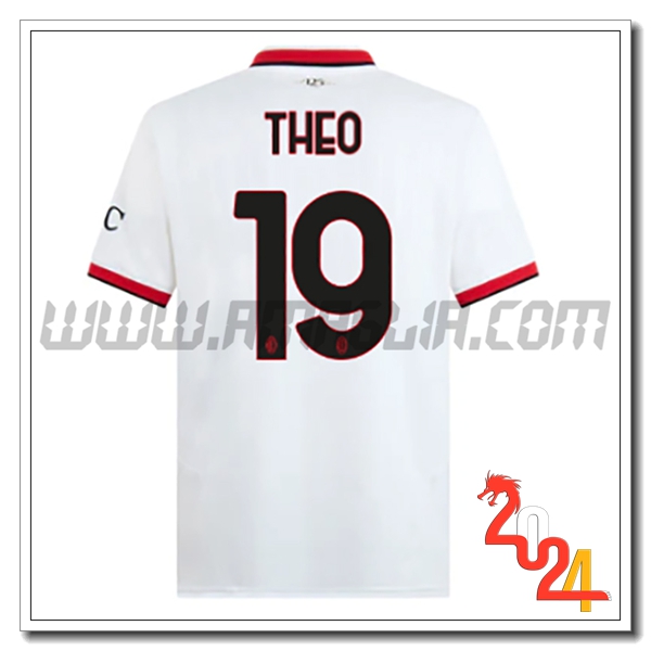 Seconda Maglia Calcio AC Milan THEO #19 2024 2025