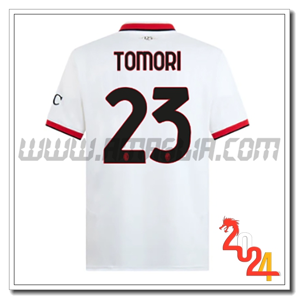 Seconda Maglia Calcio AC Milan TOMORI #23 2024 2025