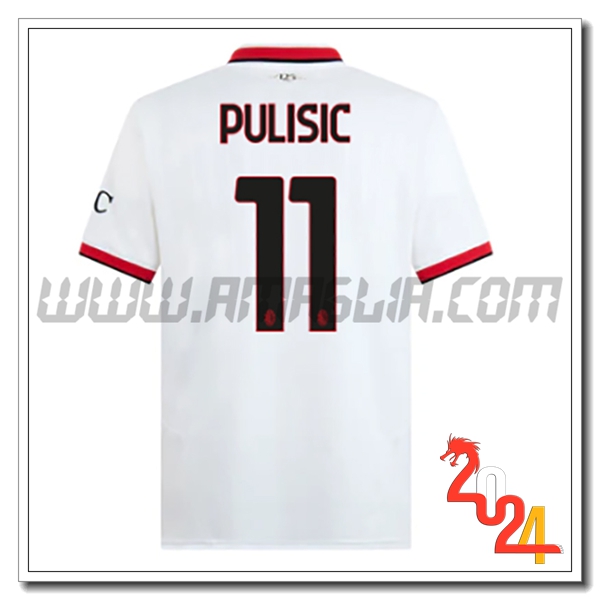 Seconda Maglia Calcio AC Milan PULISIC #11 2024 2025