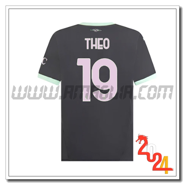 Terzo Maglia Calcio AC Milan THEO #19 2024 2025