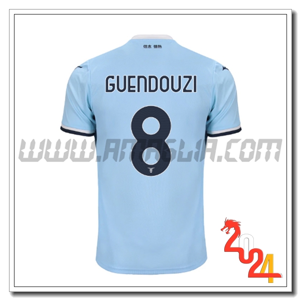 Prima Maglia Calcio SS Lazio GUENDOUZI #8 2024 2025