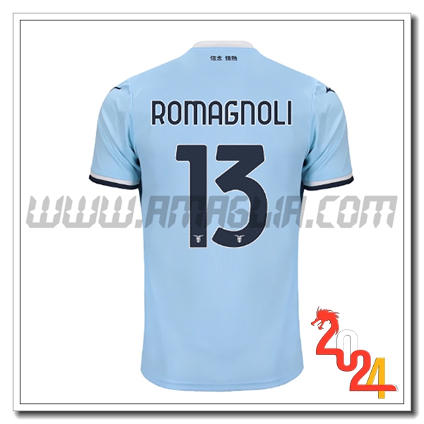 Prima Maglia Calcio SS Lazio ROMAGNOLI #13 2024 2025