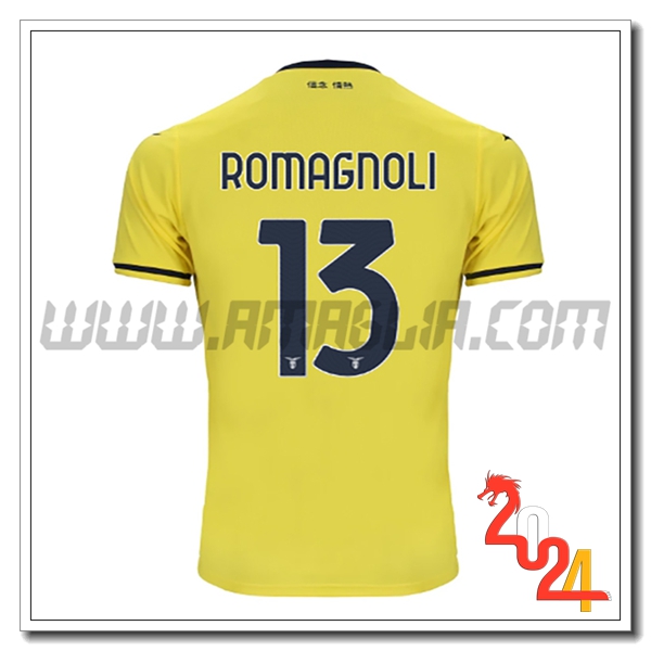 Seconda Maglia Calcio SS Lazio ROMAGNOLI #13 2024 2025