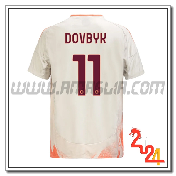 Seconda Maglia Calcio AS Roma DOVBYK #11 2024 2025