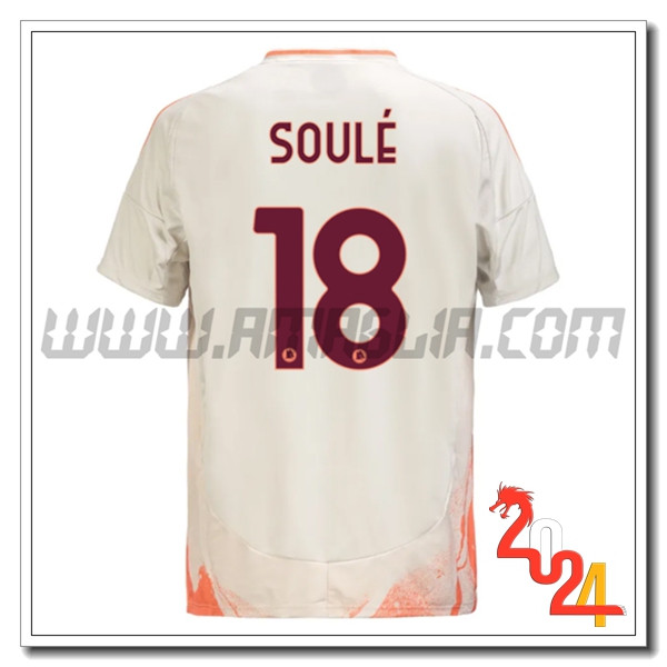 Seconda Maglia Calcio AS Roma SOULÉ #18 2024 2025