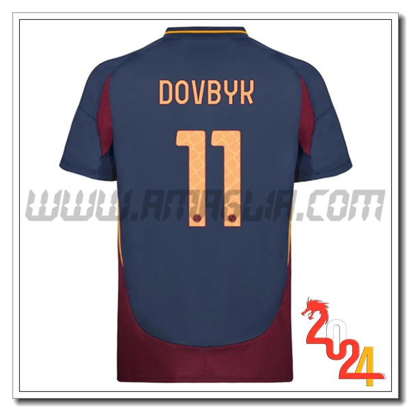 Terzo Maglia Calcio AS Roma DOVBYK #11 2024 2025