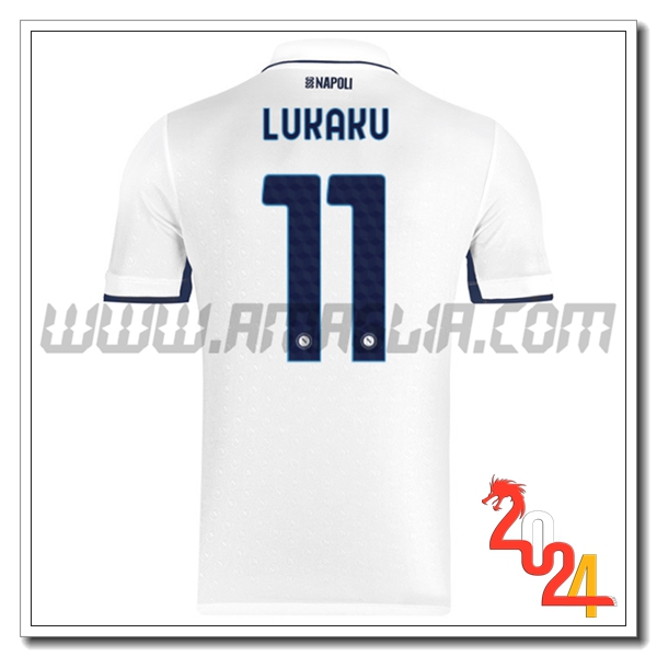 Seconda Maglia Calcio SSC Napoli LUKAKU #11 2024 2025