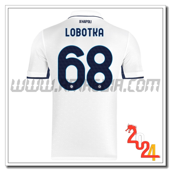 Seconda Maglia Calcio SSC Napoli LOBOTKA #68 2024 2025