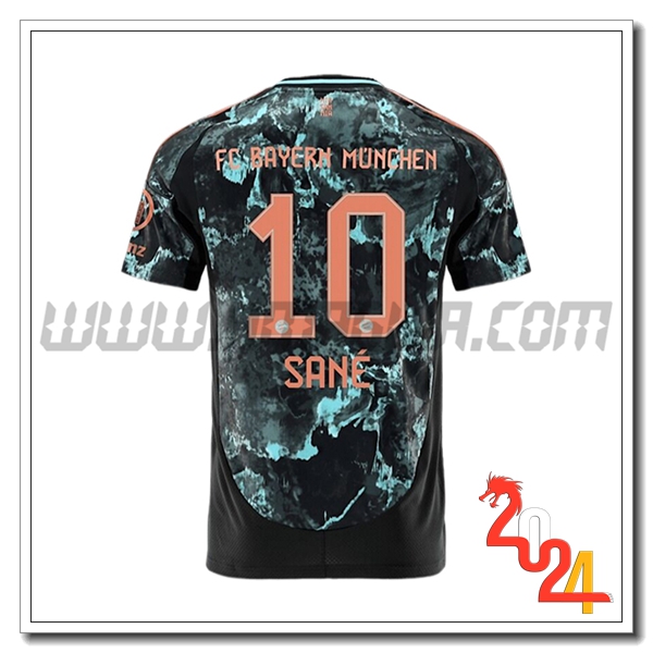 Seconda Maglia Calcio Bayern Monaco SANÉ #10 2024 2025