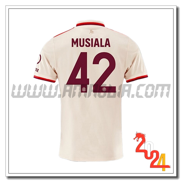 Maglia Calcio Bayern Monaco MUSIALA #42 Champions League 2024 2025