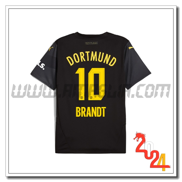 Seconda Maglia Calcio Dortmund BVB BRANDT #10 2024 2025