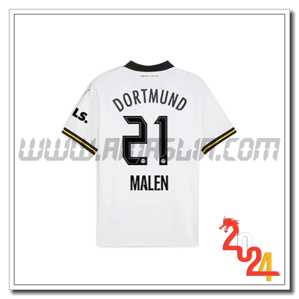 Terzo Maglia Calcio Dortmund BVB MALEN #21 2024 2025