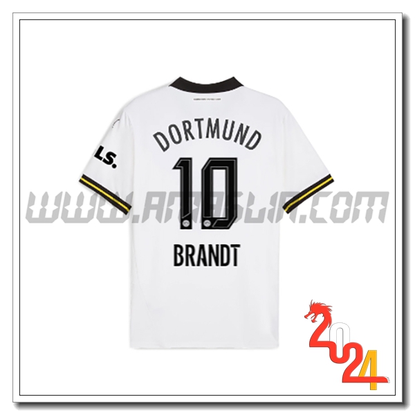 Terzo Maglia Calcio Dortmund BVB BRANDT #10 2024 2025