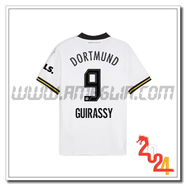 Terzo Maglia Calcio Dortmund BVB GUIRASSY #9 2024 2025
