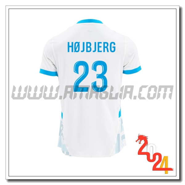 Prima Maglia Calcio Marsiglia OM HØJBJERG #23 2024 2025