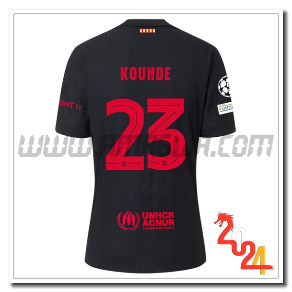 Seconda Maglia Calcio FC Barcellona KOUNDE #23 2024 2025