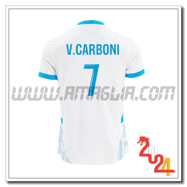 Prima Maglia Calcio Marsiglia OM V.CARBONI #7 2024 2025