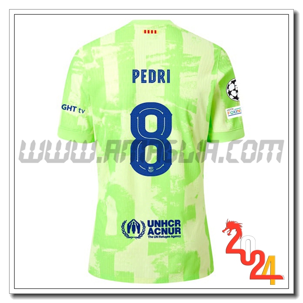 Terzo Maglia Calcio FC Barcellona PEDRI #8 2024 2025