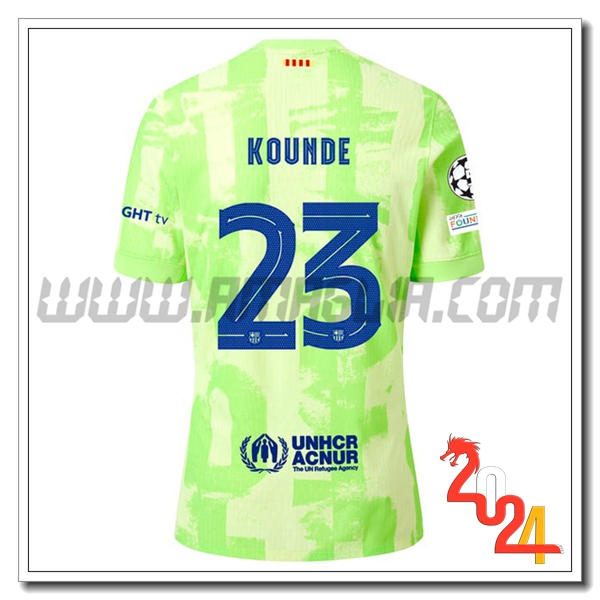 Terzo Maglia Calcio FC Barcellona KOUNDE #23 2024 2025