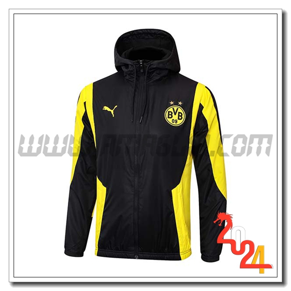 Giacca A Vento Dortmund Nero/Giallo 2024 2025 -03
