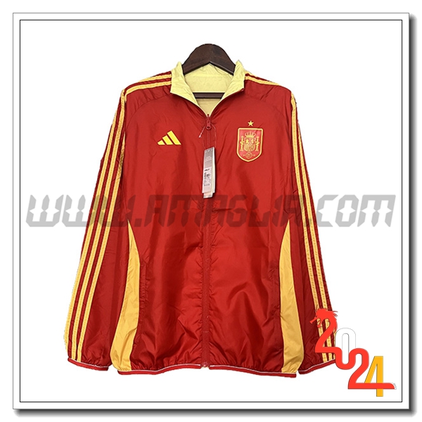 Giacca A Vento Spagna Rosso/Giallo 2024 2025