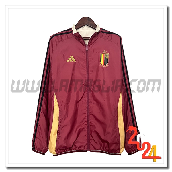 Giacca A Vento Belgio Rosso/Giallo 2024 2025