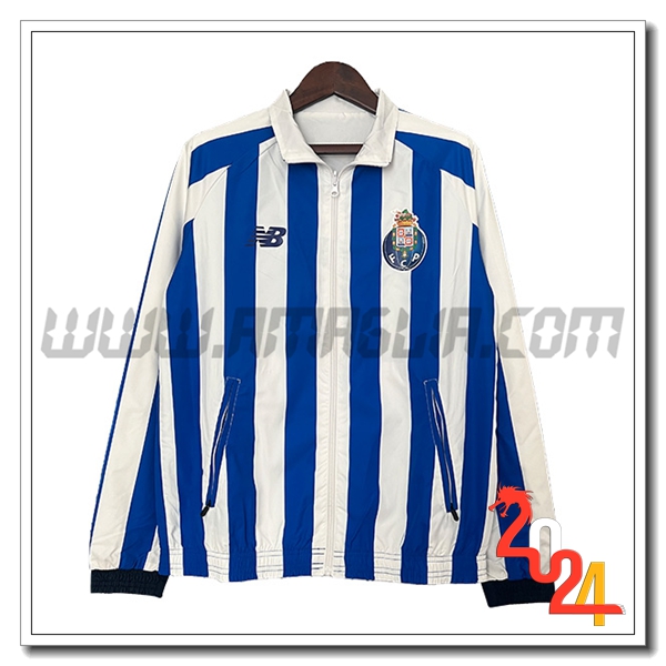 Giacca A Vento FC Porto Bianco/Blu 2024 2025