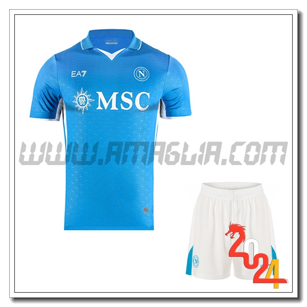 Kit Maglia SSC Napoli Prima + Pantaloncini 2024 2025
