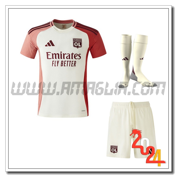 Kit Maglia Lyon OL Terzo (Pantaloncini + Calzini) 2024 2025