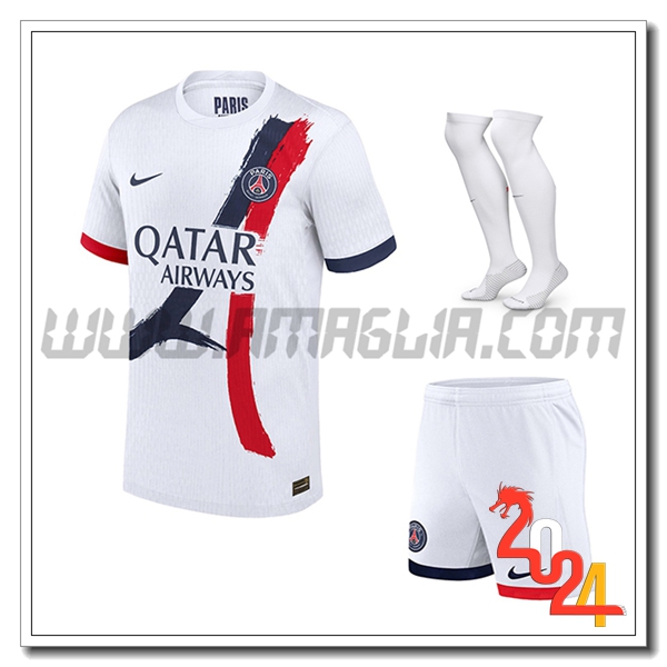 Kit Maglia PSG Seconda (Pantaloncini + Calzini) 2024 2025
