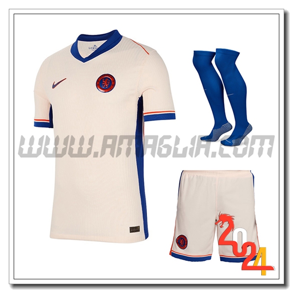 Kit Maglia FC Chelsea Seconda (Pantaloncini + Calzini) 2024 2025
