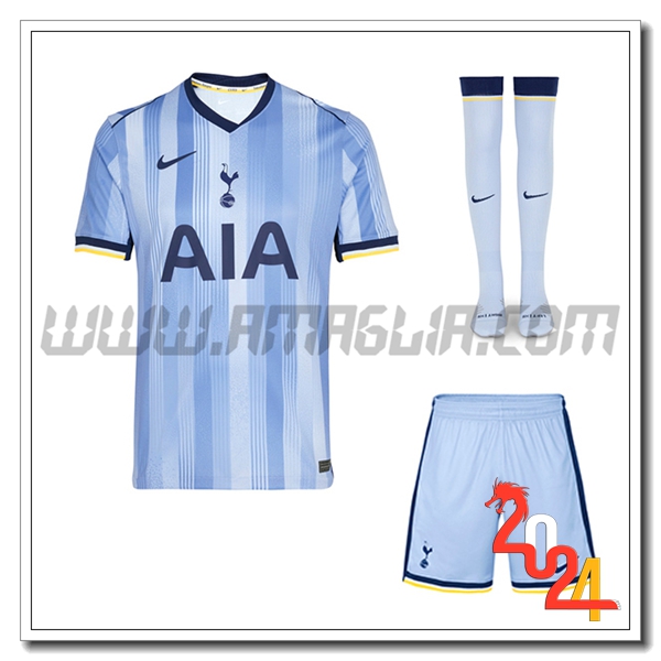 Kit Maglia Tottenham Hotspur Seconda (Pantaloncini + Calzini) 2024 2025