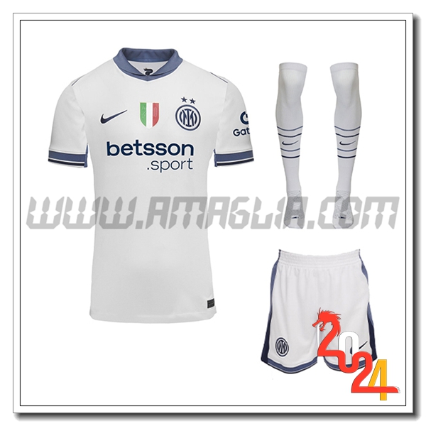 Kit Maglia Inter Milan Seconda (Pantaloncini + Calzini) 2024 2025
