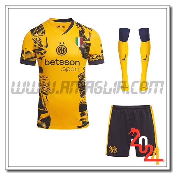 Kit Maglia Inter Milan Terzo (Pantaloncini + Calzini) 2024 2025