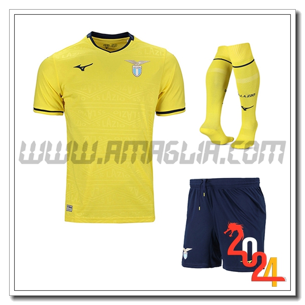 Kit Maglia SS Lazio Seconda (Pantaloncini + Calzini) 2024 2025