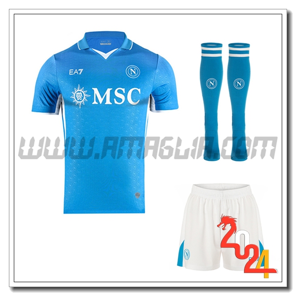 Kit Maglia SSC Napoli Prima (Pantaloncini + Calzini) 2024 2025