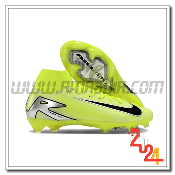 Nike Scarpe Da Calcio Air Zoom Mercurial Superfly IIX Elite FG Verde/Nero