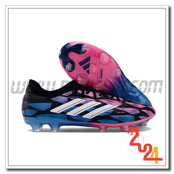Copa Scarpe Da Calcio PURE II+ FG BOOTS Nero/Blu/Rosa