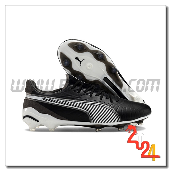 PUMA Scarpe Da Calcio KING FG/AG Bianco/Nero