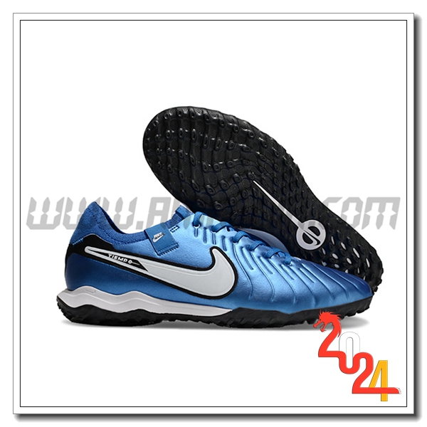 Nike Scarpe Da Calcio Tiempo Legend X PRO TF Blu/Bianco/Nero