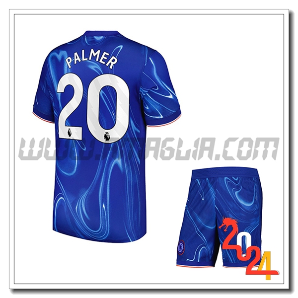 Kit Maglia FC Chelsea Bambino PALMER #20 Prima 2024 2025