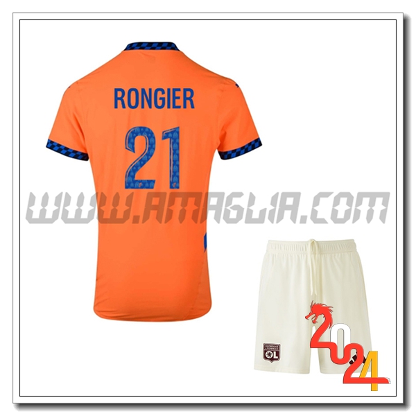 Kit Maglia Marsiglia OM Bambino RONGIER #21 Terzo 2024 2025