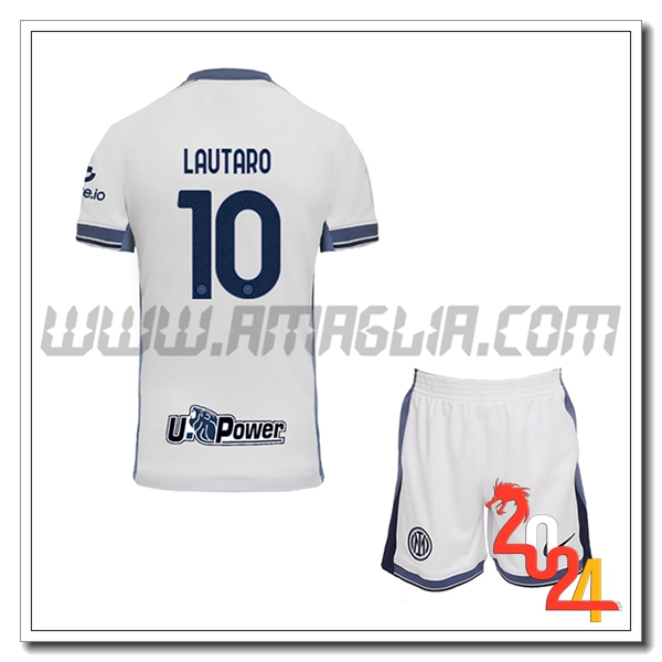 Kit Maglia Inter Milan Bambino LAUTARO #10 Seconda 2024 2025