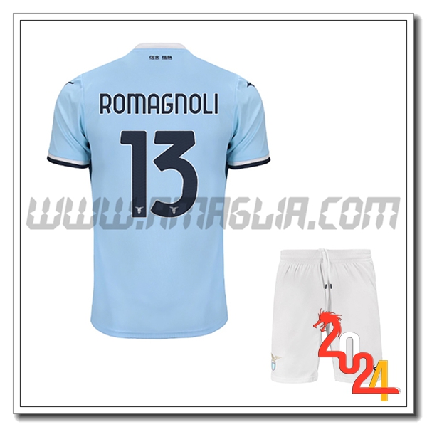 Kit Maglia SS Lazio Bambino ROMAGNOLI #13 Prima 2024 2025