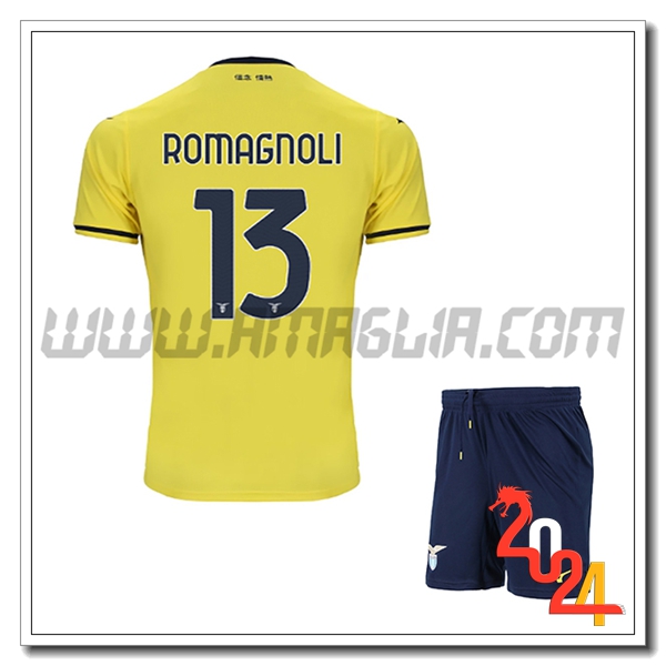 Kit Maglia SS Lazio Bambino ROMAGNOLI #13 Seconda 2024 2025