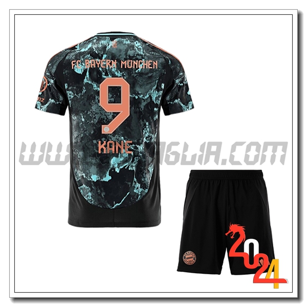 Kit Maglia Bayern Monaco Bambino KANE #9 Seconda 2024 2025